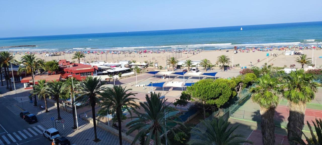 Vistas Espectaculares 1ª Linea Playa, Wifi, Ascensor Lägenhet Sagunto Exteriör bild